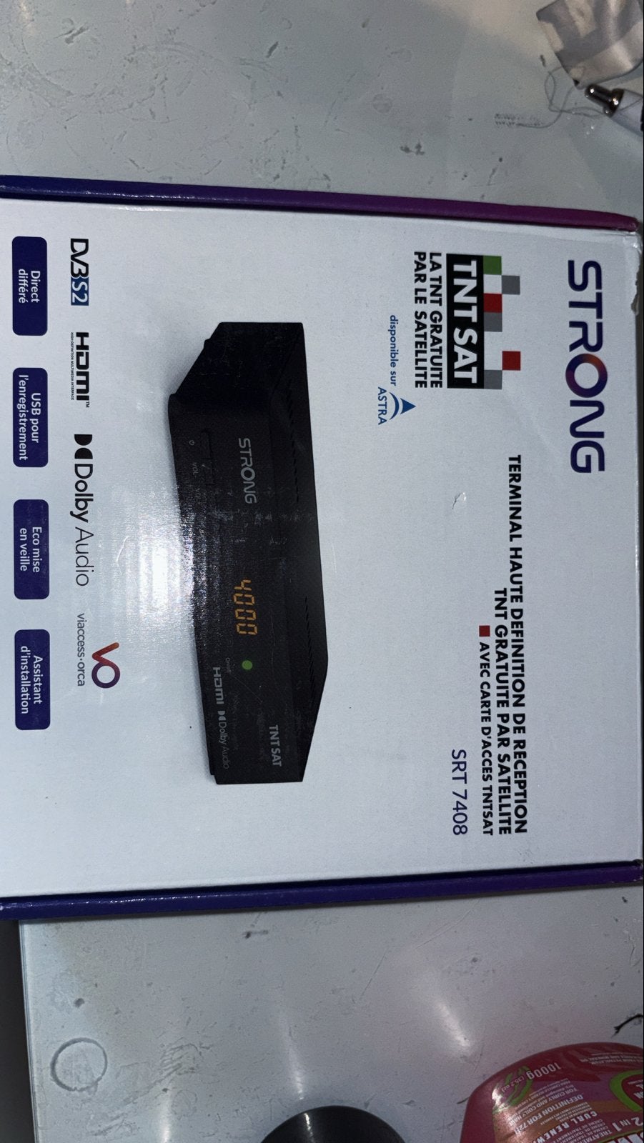 Strong SRT 7408 TNT SAT HD Satellietontvanger Decoder, Ophalen of Verzenden, Nieuw, Decoder