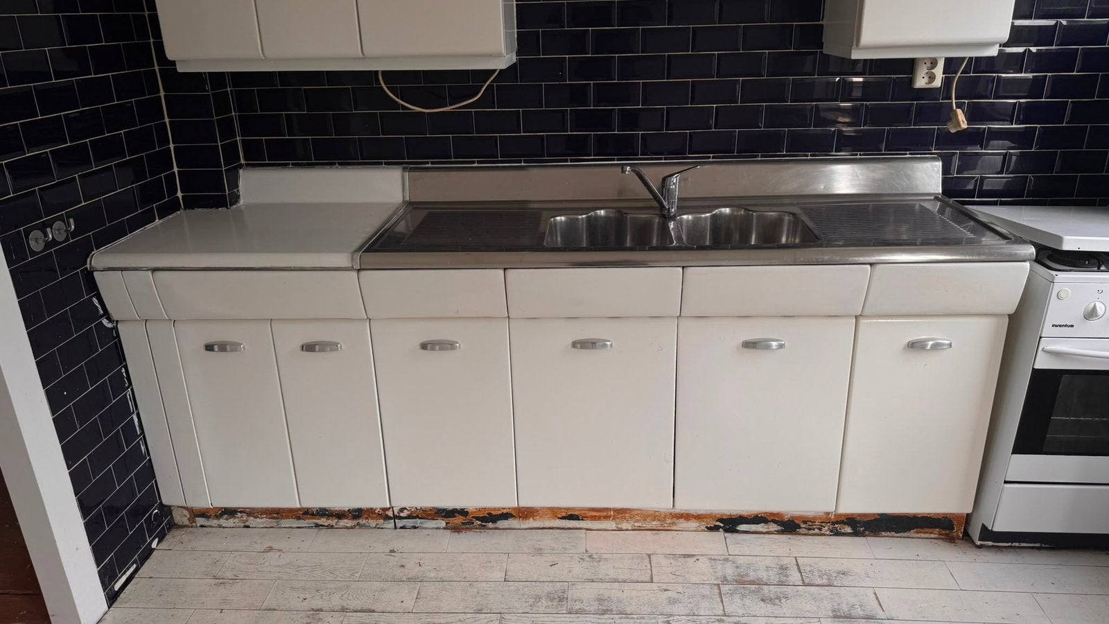 Raymond loewy kitchen retro american kitchen., Ophalen of Verzenden, Gebruikt, Wit, Staal of Rvs
