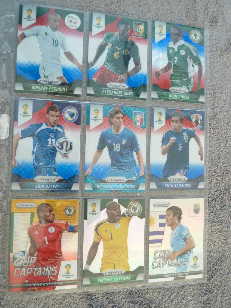 Panini Prizm cards WK Brasil 2014 Bieden per stuk vanaf 0,40, Ophalen of Verzenden, Zo goed als nieuw, Buitenlandse clubs, Poster, Plaatje of Sticker