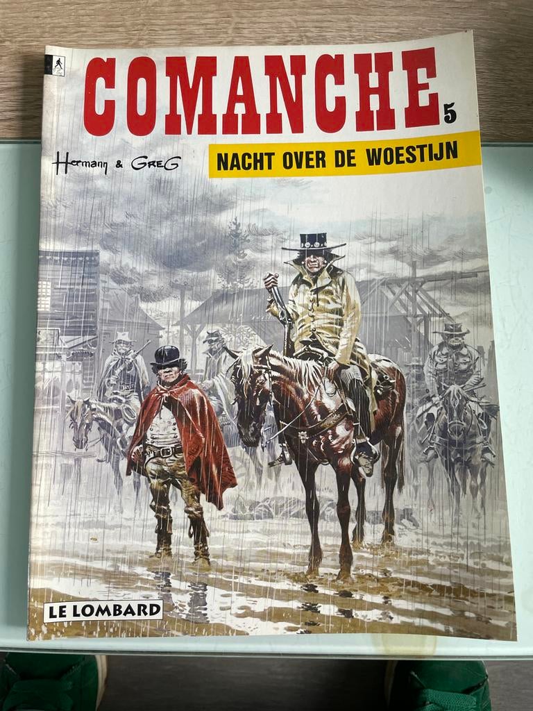 Comanche 5: Nacht over de Woestijn (Hermann & Greg), Boeken, Stripboeken, Eén stripboek, Ophalen, Gelezen