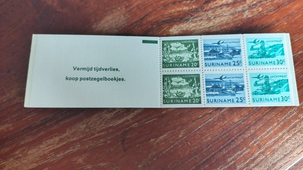 Postzegelboekje Suriname, Ophalen of Verzenden, Postfris