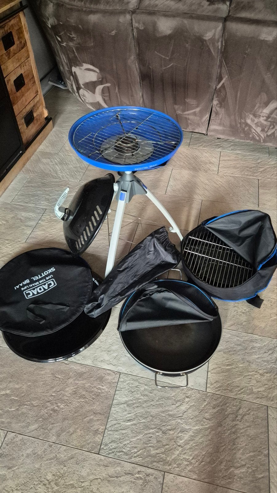 Cadac Skottelbraai met diversen accessoires, Ophalen, Gebruikt, Cadac
