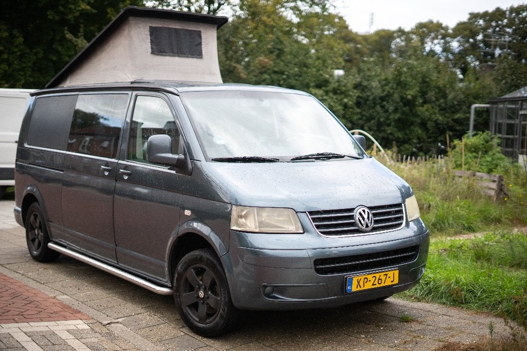 Volkswagen Transporter T5 Camper (2005) – Automaat & Hefdak, Automaat, Dealer onderhouden, Stof, Overige carrosserieën