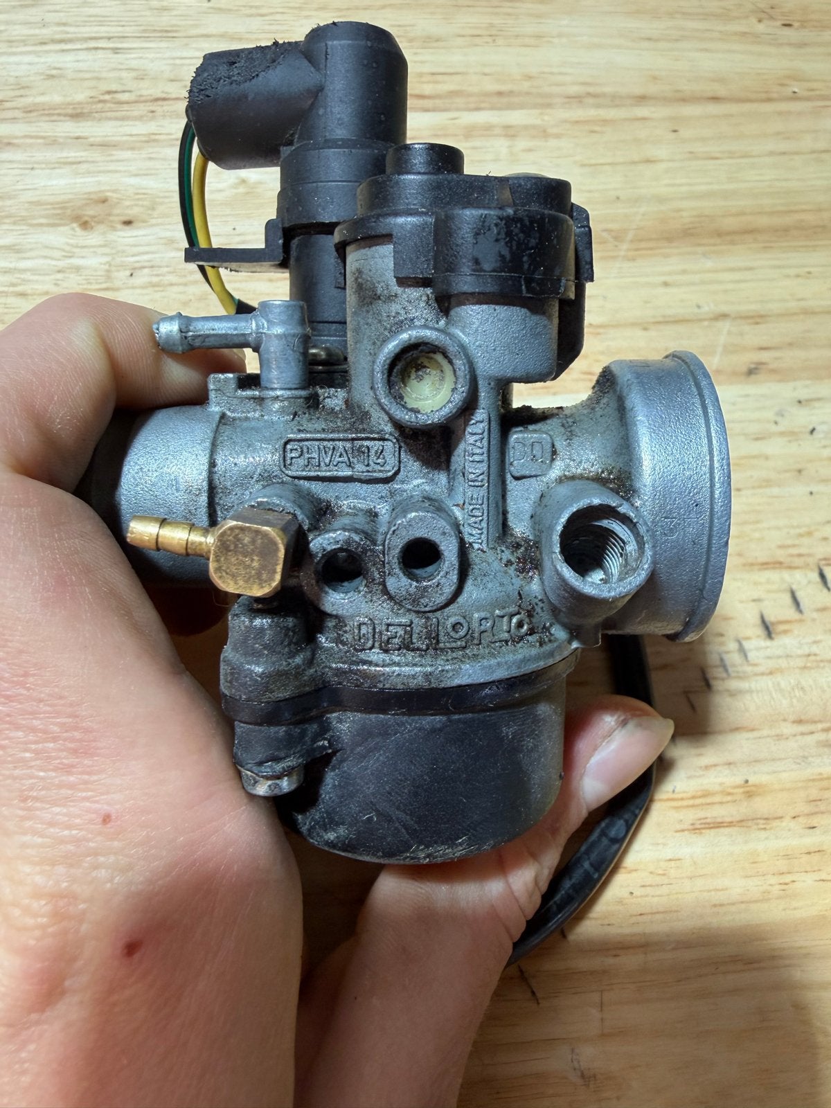 Dellorto 14mm PHVA Carburateur Piaggio Vespa 2T, Ophalen of Verzenden, Gebruikt, Carburateur, Piaggio