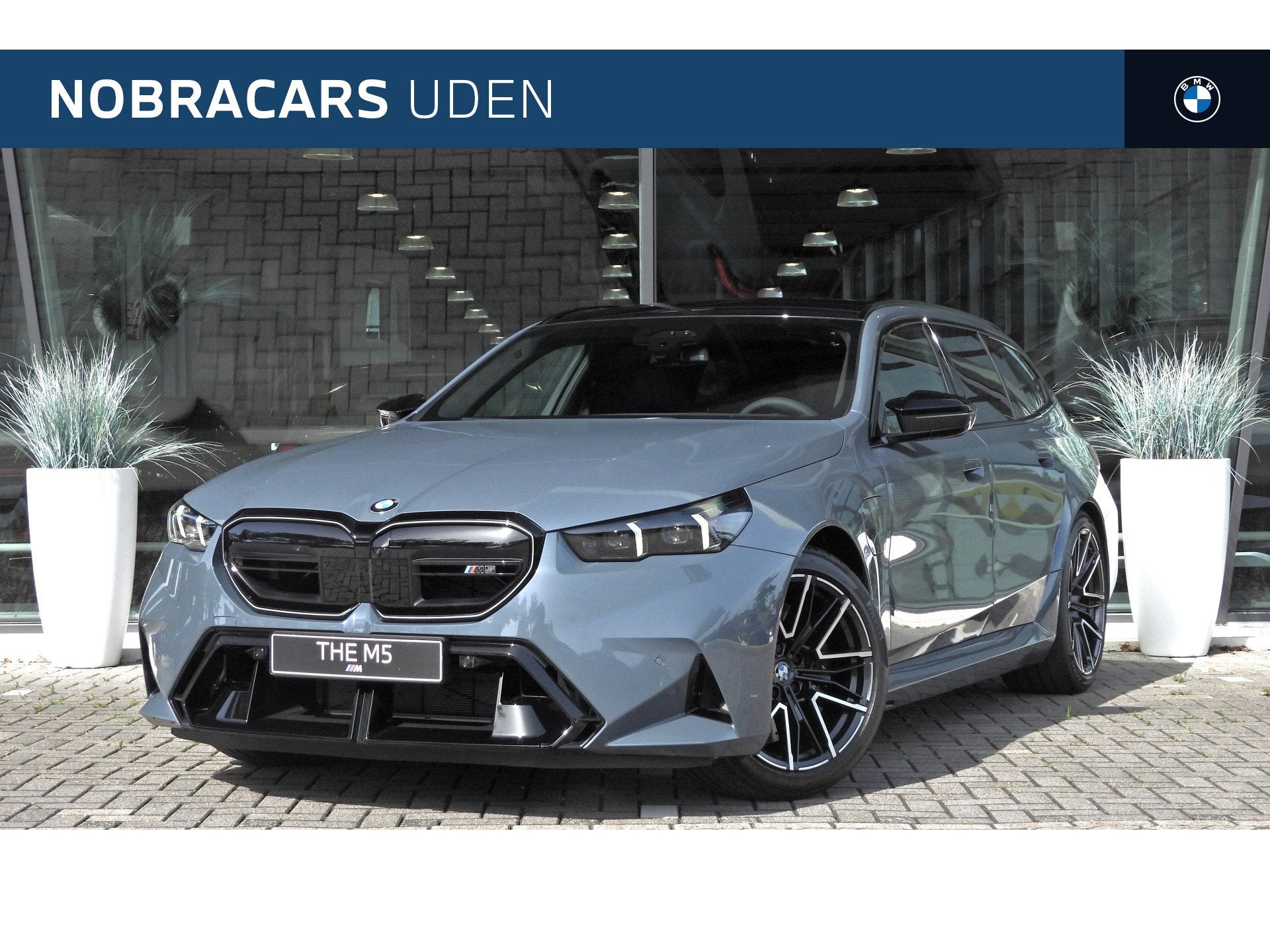 BMW 5 Serie Touring M5 / M Drive Professional / Trekhaak / B, Auto's, 4395 cc, Leder, Hybride Elektrisch/Benzine, Stoelverwarming