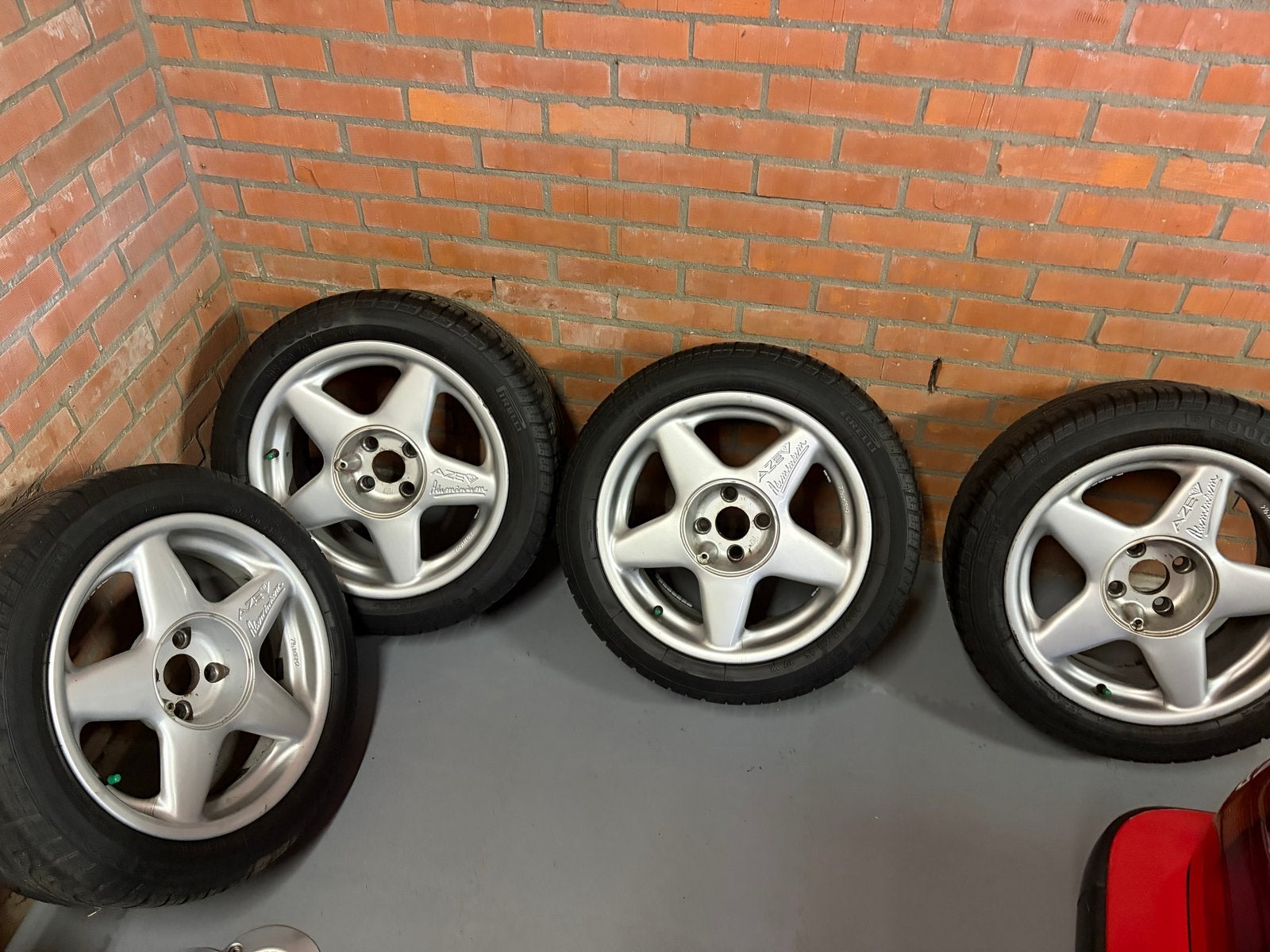 BMW E30 Azev velgen 4x100 - 7.5Jx16H2 ET20, Ophalen, Gebruikt, Velg(en), 16 inch