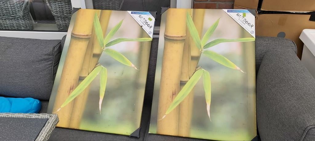 Wanddecoratie tuindecoratie schilderijen canvas nieuw, Ophalen of Verzenden, Nieuw