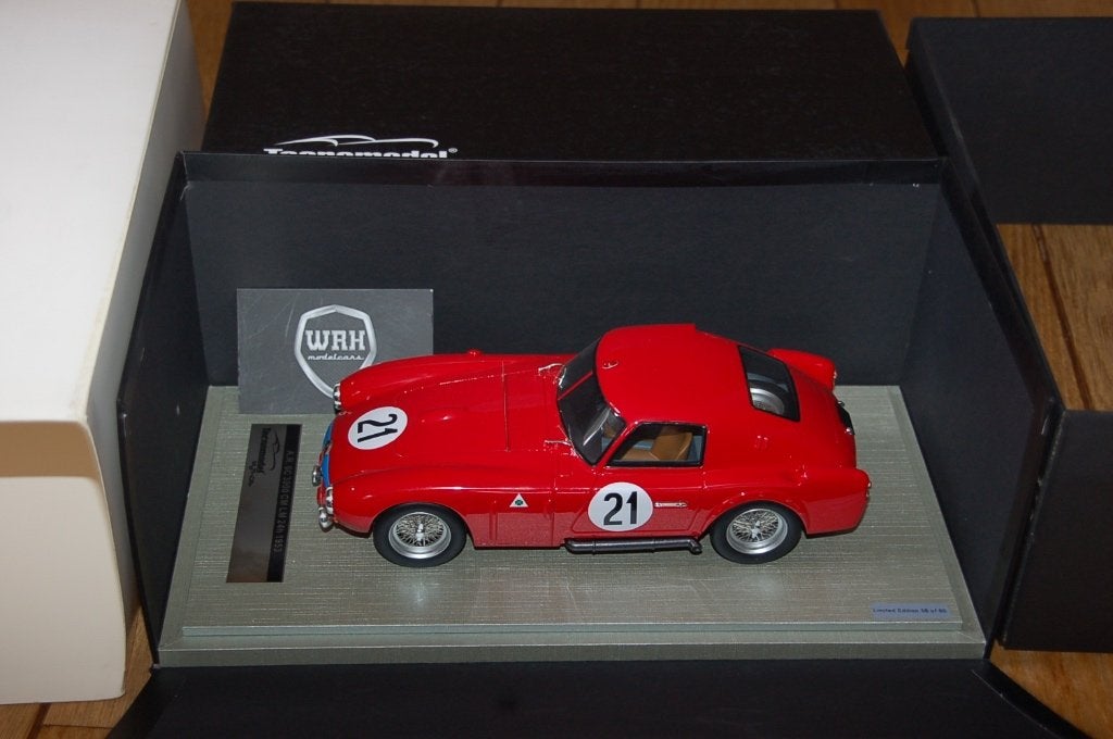 1:18 Alfa Romeo 6C Lemans 1953 #21 Tecno resin WRH, Verzenden, Gebruikt, Auto, Overige merken