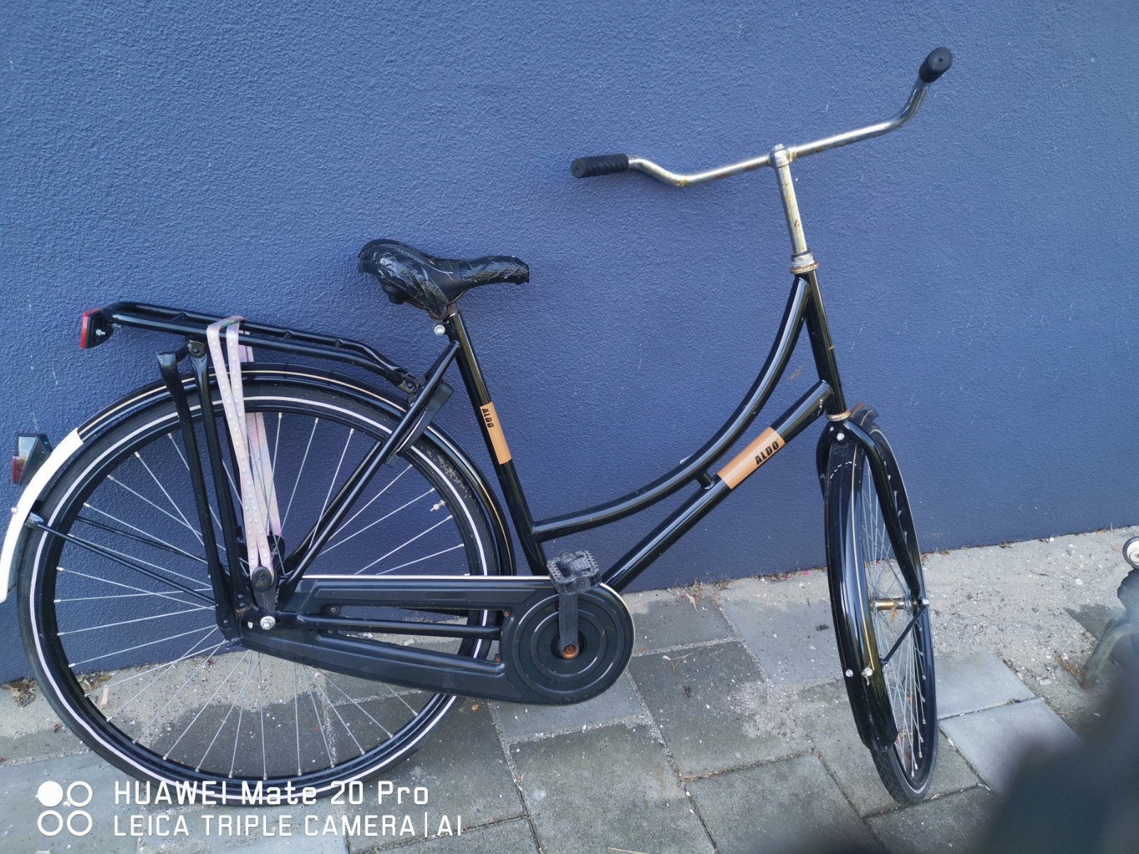 Zwarte damesfiets met lage instap - Gebruikt, Terugtraprem, 50 tot 53 cm, Ophalen, Overige merken