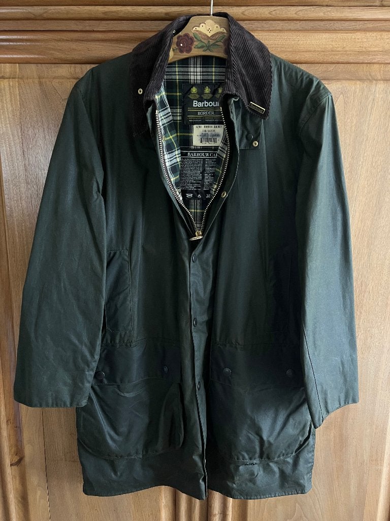 Barbour Border Waxjas - maat C42/102cm - ongedragen, Barbour, Maat 48/50 (M), Nieuw, Ophalen of Verzenden