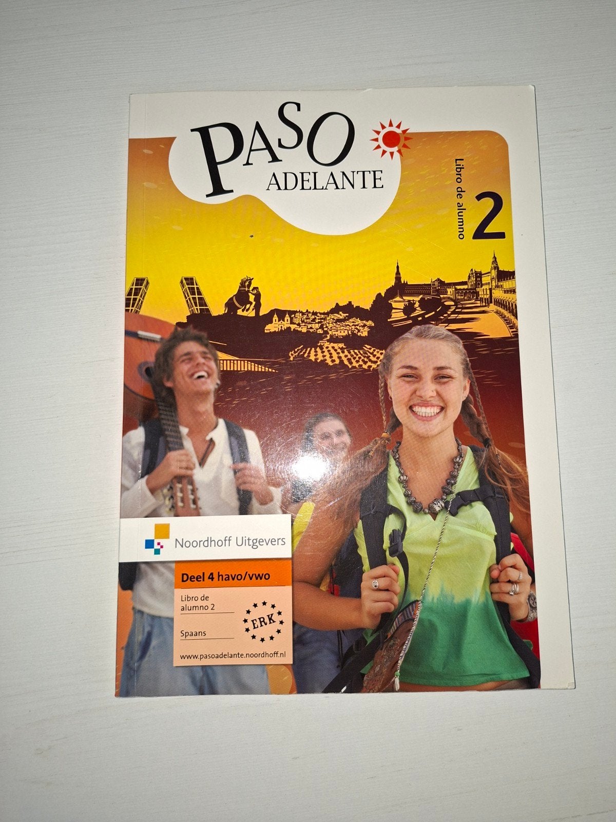 Paso Adelante 2 Spaans havo/vwo lesboek Noordhoff, Verzenden, Zo goed als nieuw, Noordhoff Uitgevers, Non-fictie