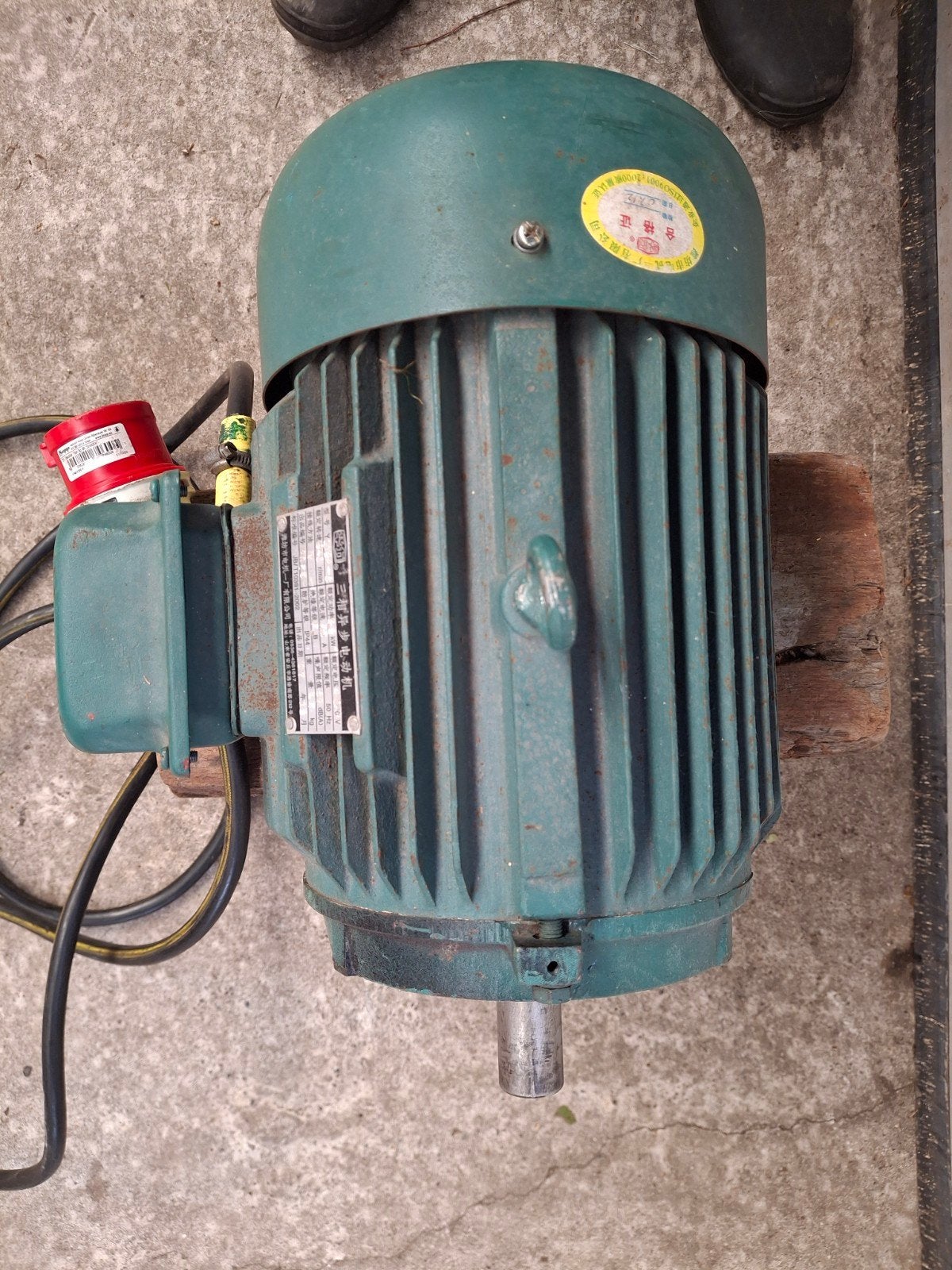 Krachtstroommotor 3 pk, Doe-het-zelf en Verbouw, Motoren, Ophalen, Gebruikt, Elektromotor