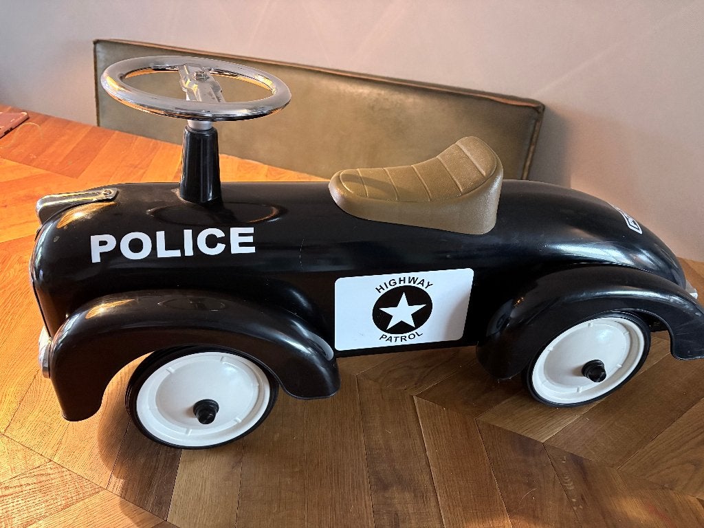 Retro Roller Politie Loopauto - Zo goed als nieuw, Ophalen, Gebruikt