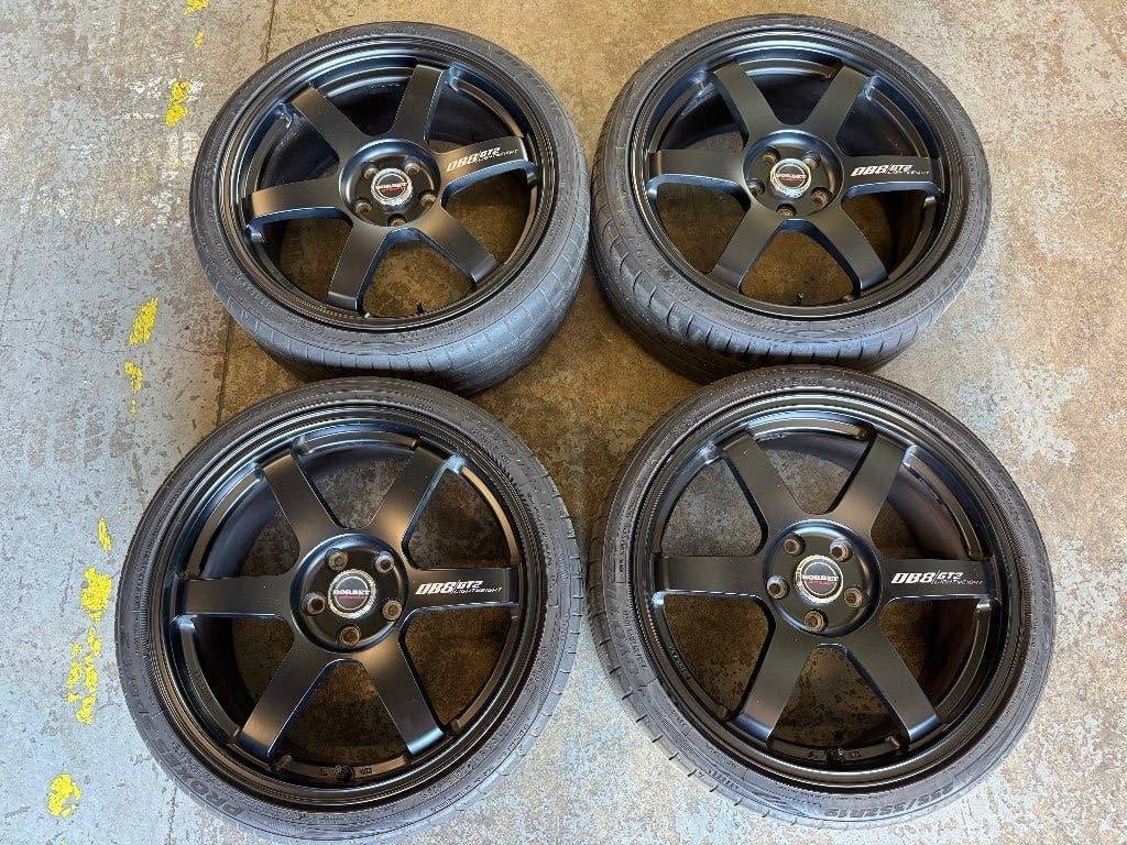 Set 19 Inch Borbet DB8 GT2 Lightweight velgen 5x112, Auto-onderdelen, Banden en Velgen, Gebruikt, Velg(en), 235 mm, Personenwagen