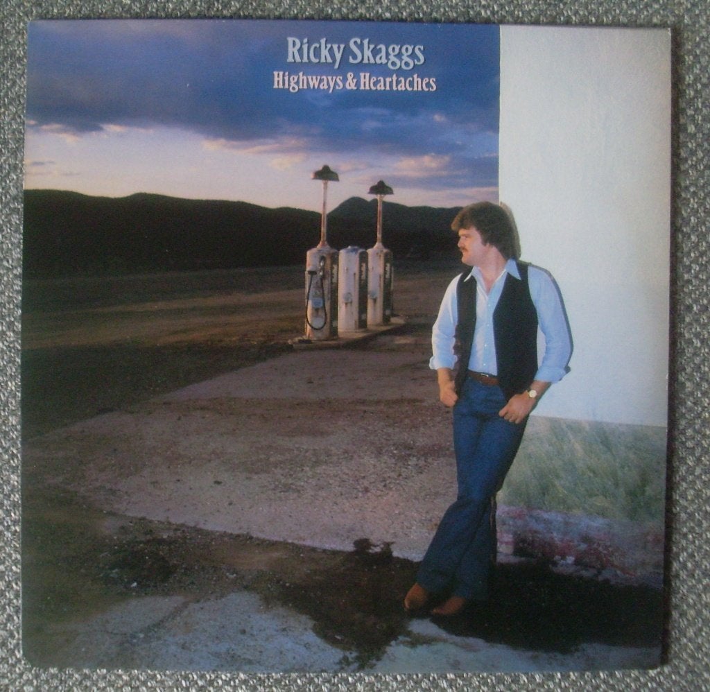 Ricky Skaggs - Highways & Heartaches (LP) NL, Cd's en Dvd's, Vinyl | Country en Western, LP, Ophalen of Verzenden, Zo goed als nieuw