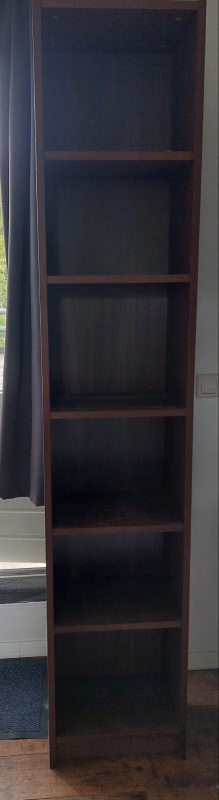 Billy boekenkast bruin, Ophalen, Met plank(en), Minder dan 50 cm, 200 cm of meer