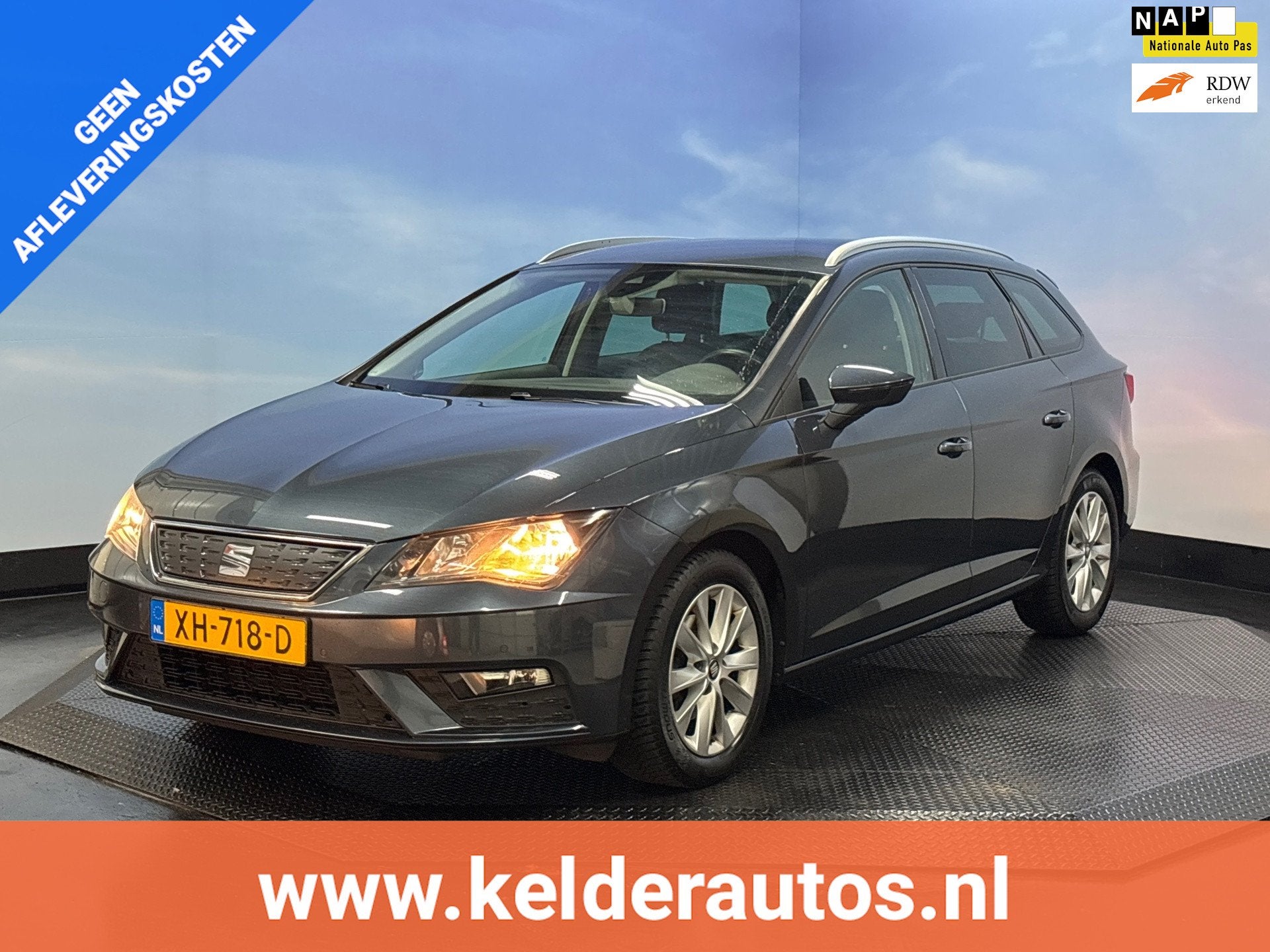 Seat Leon ST 1.0 EcoTSI Style Business Intense Carplay, Clim, Stof, Gebruikt, Leon, 49 €/maand