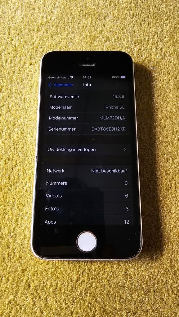 iPhone SE 64gb 1e generatie, Telecommunicatie, Mobiele telefoons | Apple iPhone, Gebruikt, 64 GB, Zonder abonnement, Zonder simlock
