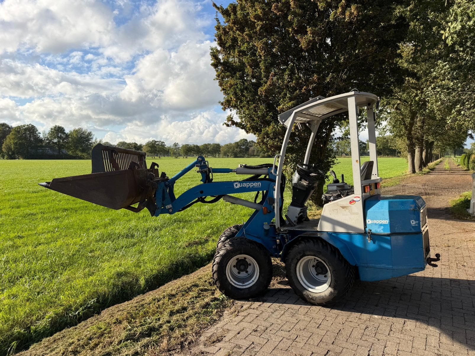 Quappen minishovel, Ophalen of Verzenden, Wiellader of Shovel