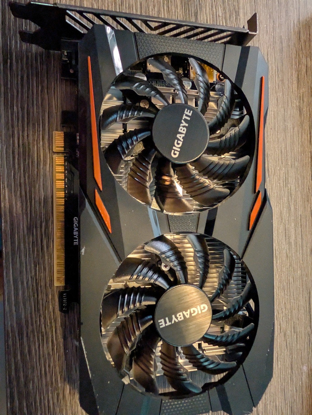 Gigabyte GeForce GTX 1050 Ti OC - 4GB Videokaart, PCI-Express 3, Gebruikt, HDMI, Ophalen of Verzenden