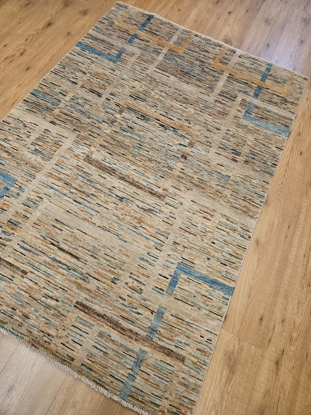 Handgeknoopt oosters tapijt modern 183x127, Info@SlatsAntiek.nl, 100 tot 150 cm, Perzisch, Vof Slats Antiek