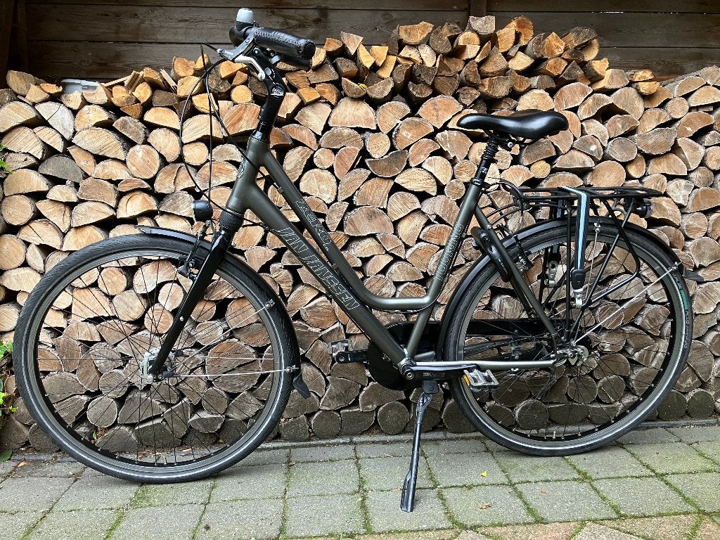 Zeer fraaie Jan Janssen Zero CO2 damesfiets 54 cm., 53 tot 56 cm, Velgrem, Zo goed als nieuw, Ophalen