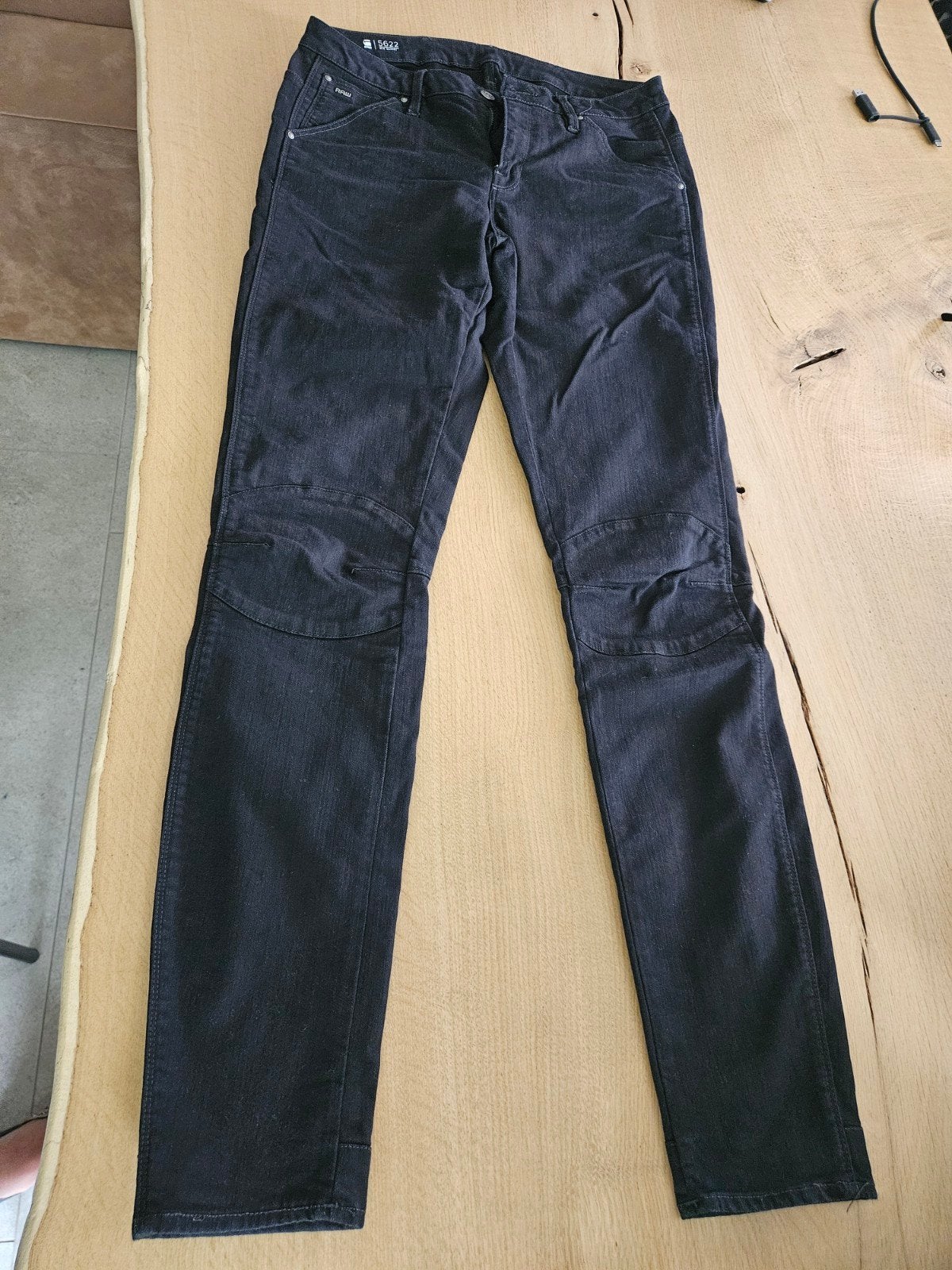 G-star 5622 Mid Skinny Spijkerbroek Zwart W31 L34, Zwart, Ophalen of Verzenden, Zo goed als nieuw, W30 - W32 (confectie 38/40)