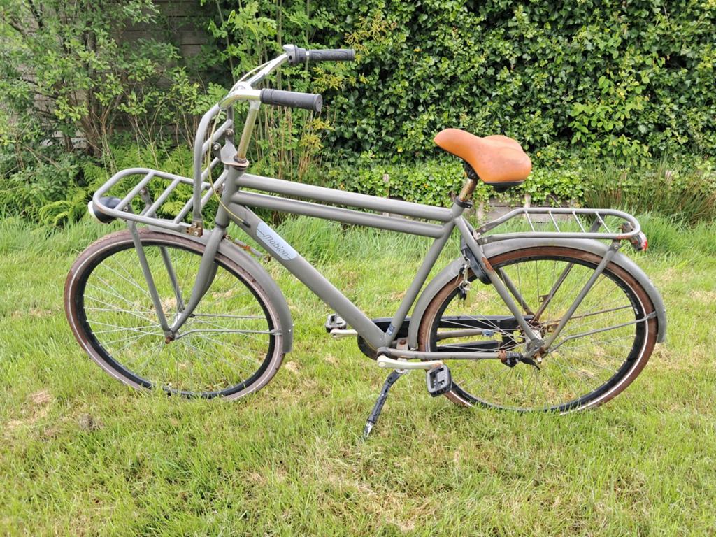 28 inch herenfiets, Terugtraprem, Gebruikt, Versnellingen, 57 tot 61 cm