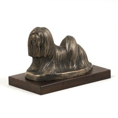 Te koop Lhasa Apso beeld castle-brons, Ophalen of Verzenden, Nieuw, Dier