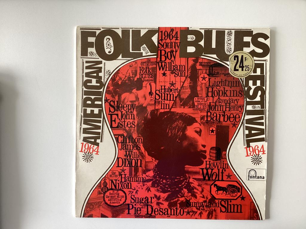 LP AMERICAN FOLK BLUES FESTIVAL 1964, Cd's en Dvd's, Vinyl | Jazz en Blues, 1960 tot 1980, Verzenden, Zo goed als nieuw, 12 inch