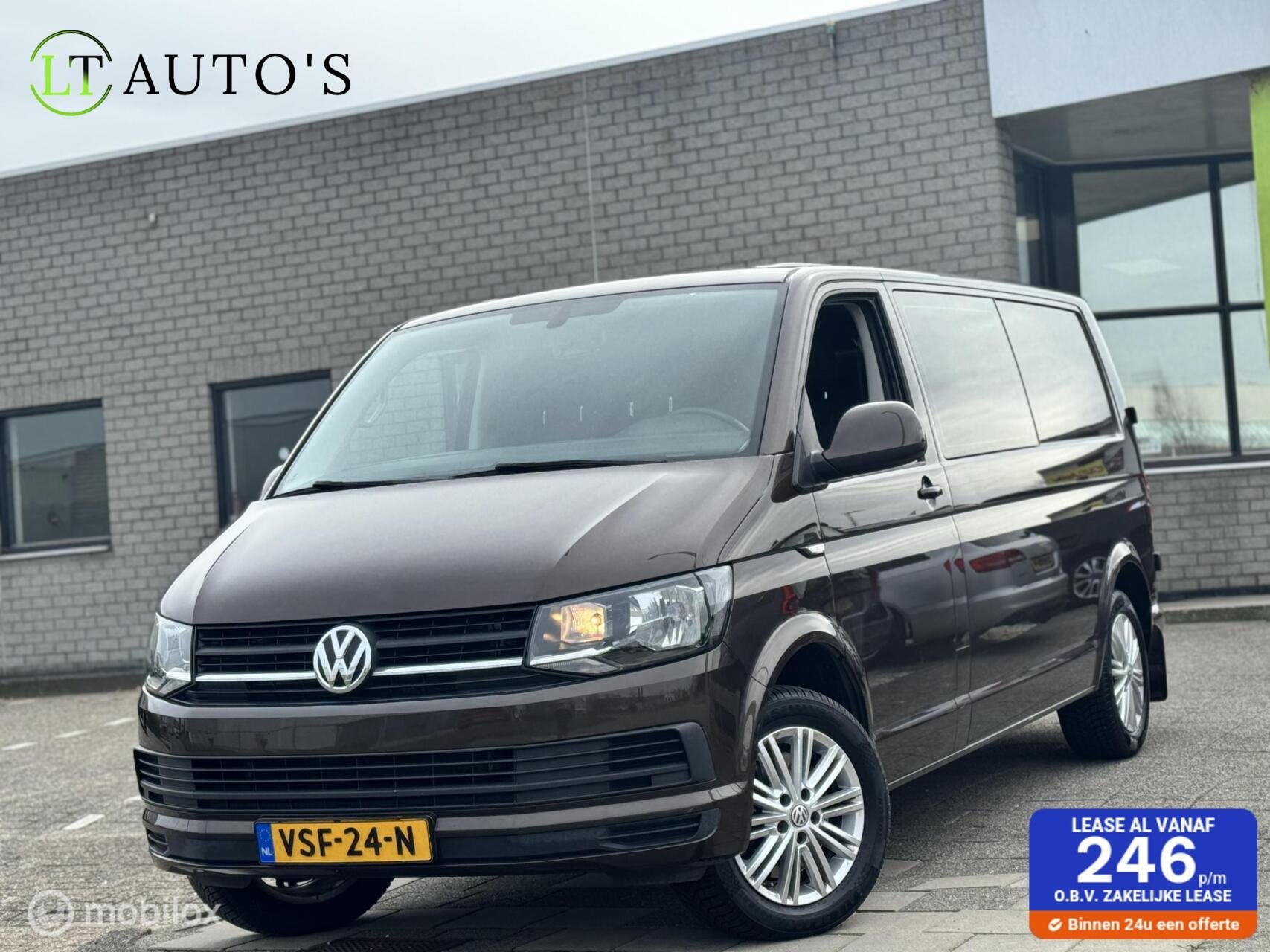Volkswagen Transporter 2.0 TDI L2H1 DC Trendline|DSG 6 Zits, Automaat, Euro 6, 4 cilinders, 2077 kg
