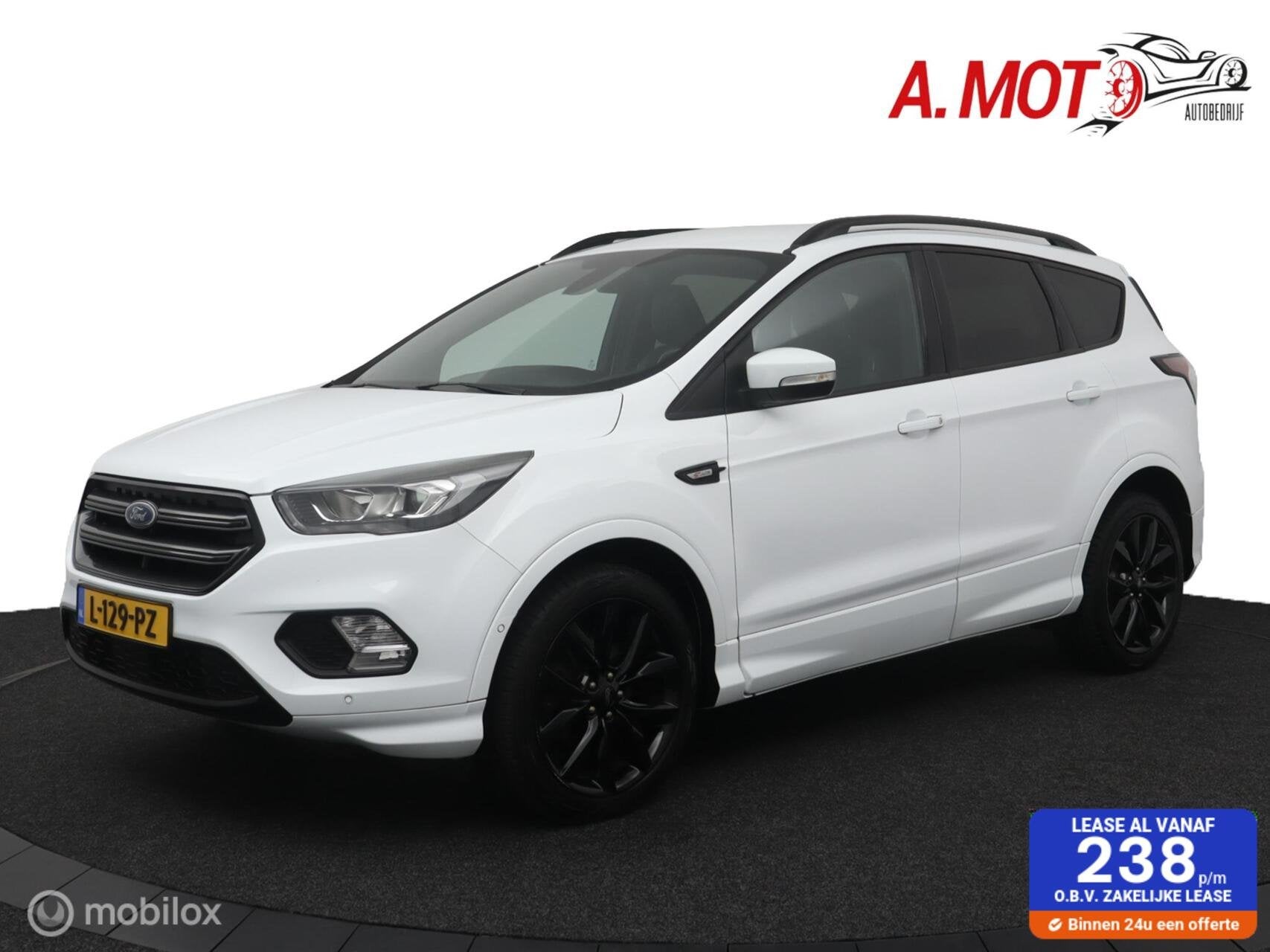 Ford Kuga 1.5 EcoBoost ST Line APK 07-2027, Auto's, Ford, 4 cilinders, Wit, Bedrijf, Handgeschakeld