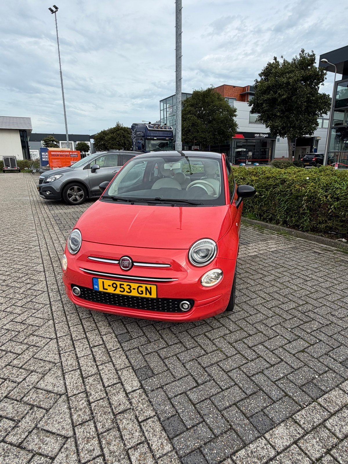 Fiat 500 1.2 lounge | Panorama | 2018 | Koraal, Auto's, Voorwielaandrijving, 1242 cc, 4 cilinders, 840 kg