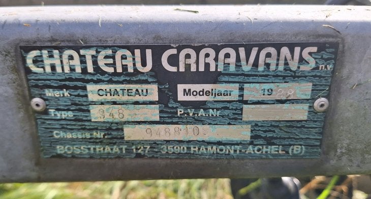 Chateau Cantara 948 caravan opknapper of voor onderdelen, Ophalen, Gebruikt