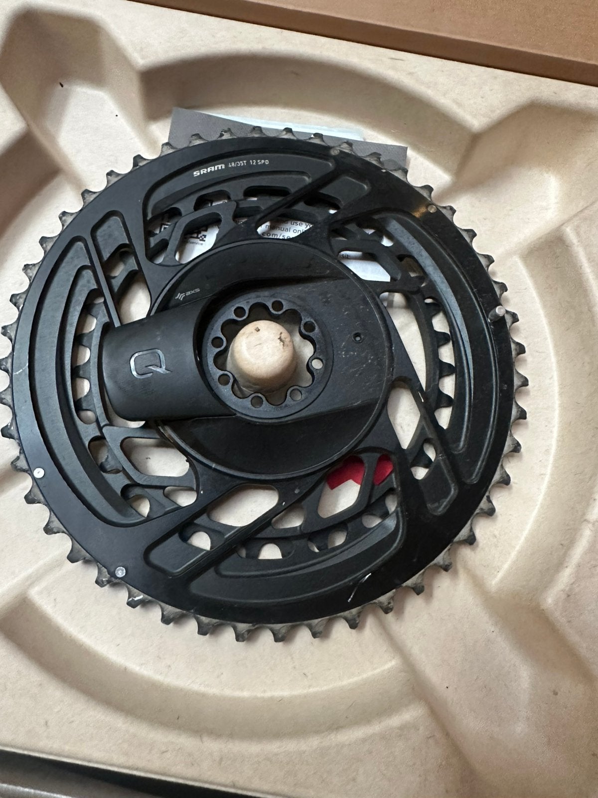 Sram force 48/35 dubbel voorblad | powermeter | ZGAN, Ophalen of Verzenden, Zo goed als nieuw, Overige typen