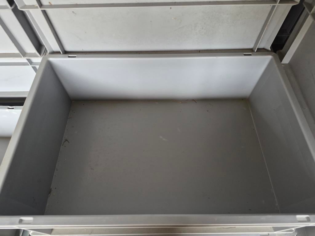 Euronorm Kisten / Stapelbakken 60x40x17cm met deksel, Ophalen, 100 cm of meer, 60 cm of meer, 50 cm of meer