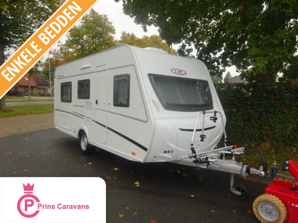 Lmc Sassino 460 Enkele Bedden+Mover, Caravans en Kamperen, Caravans, Standaardzit, Bedrijf, 750 - 1000 kg, Schokbreker