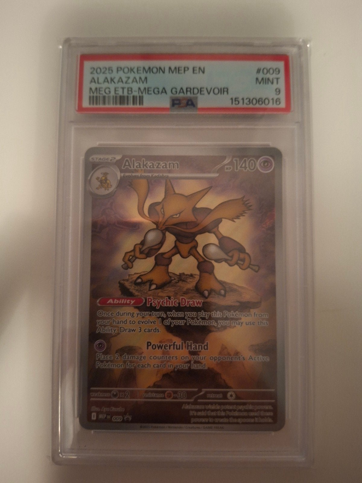 Psa 9 mep alakazam mep, Ophalen of Verzenden, Zo goed als nieuw