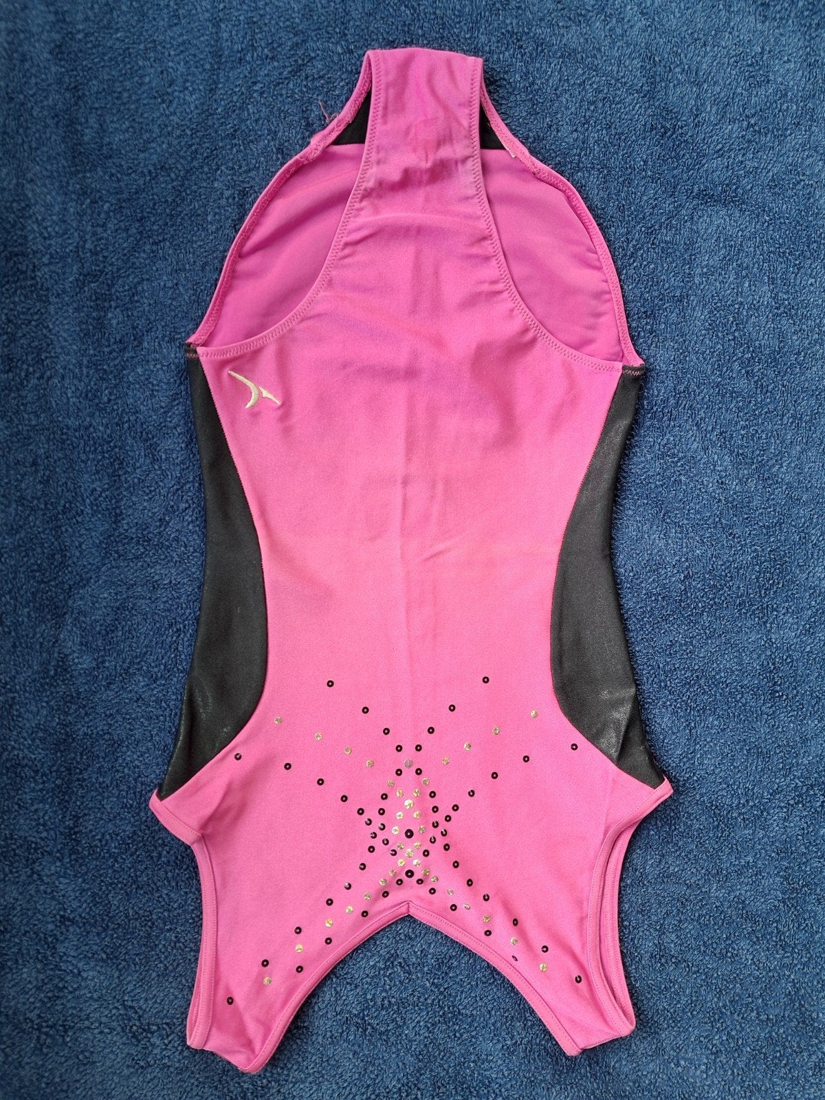 Roze turnpakje met pailletten, maat 122-128 (CME), Ophalen, Gebruikt, Kindermaat 122 t/m 140, Roze
