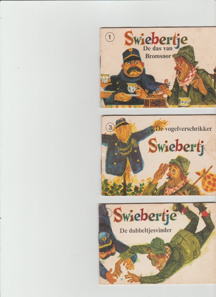 Swiebertje - 3 stripboekjes van John Moir, Gelezen, Ophalen of Verzenden, John Moir, Meerdere stripboeken