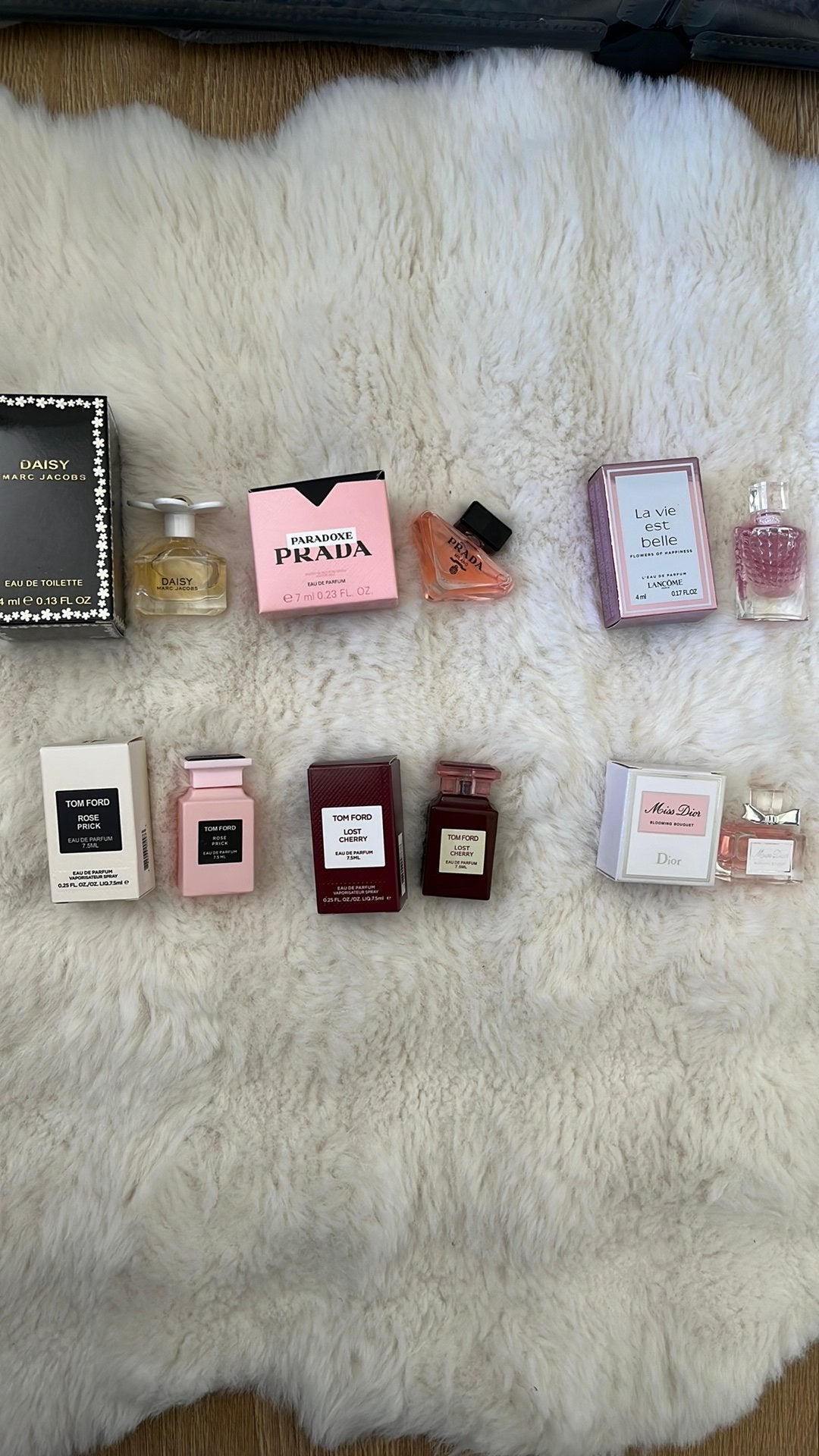 Mini parfums, Ophalen of Verzenden, Nieuw, Miniatuur, Gevuld