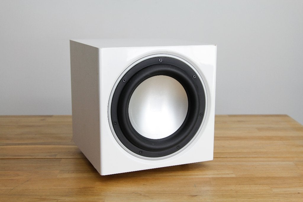 Dali E-9F subwoofer. Wit, Gebruikt, -, Ophalen of Verzenden, -