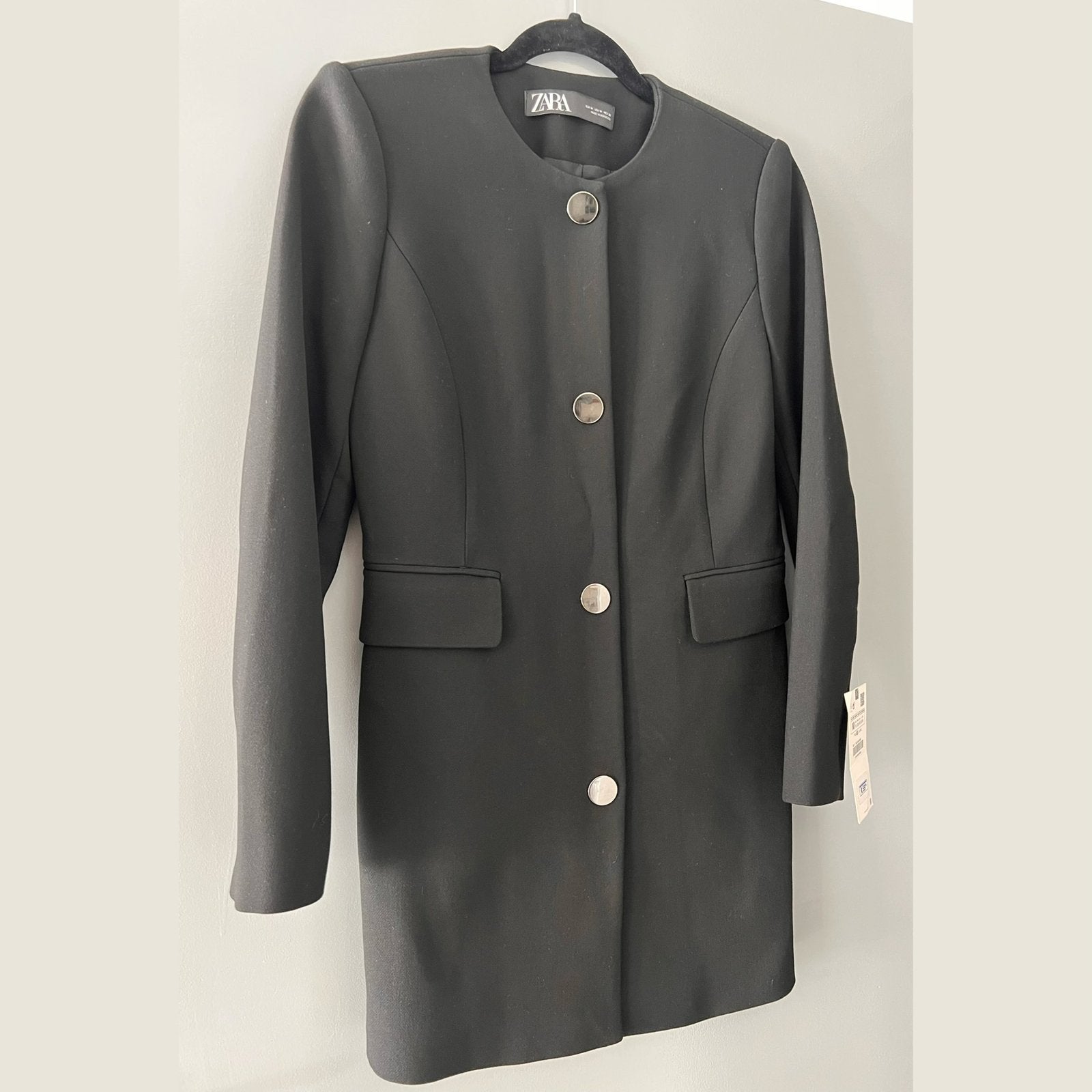 Zara lange blazerjas - maat M - nieuw, Ophalen of Verzenden, Nieuw, Maat 38/40 (M), Zwart
