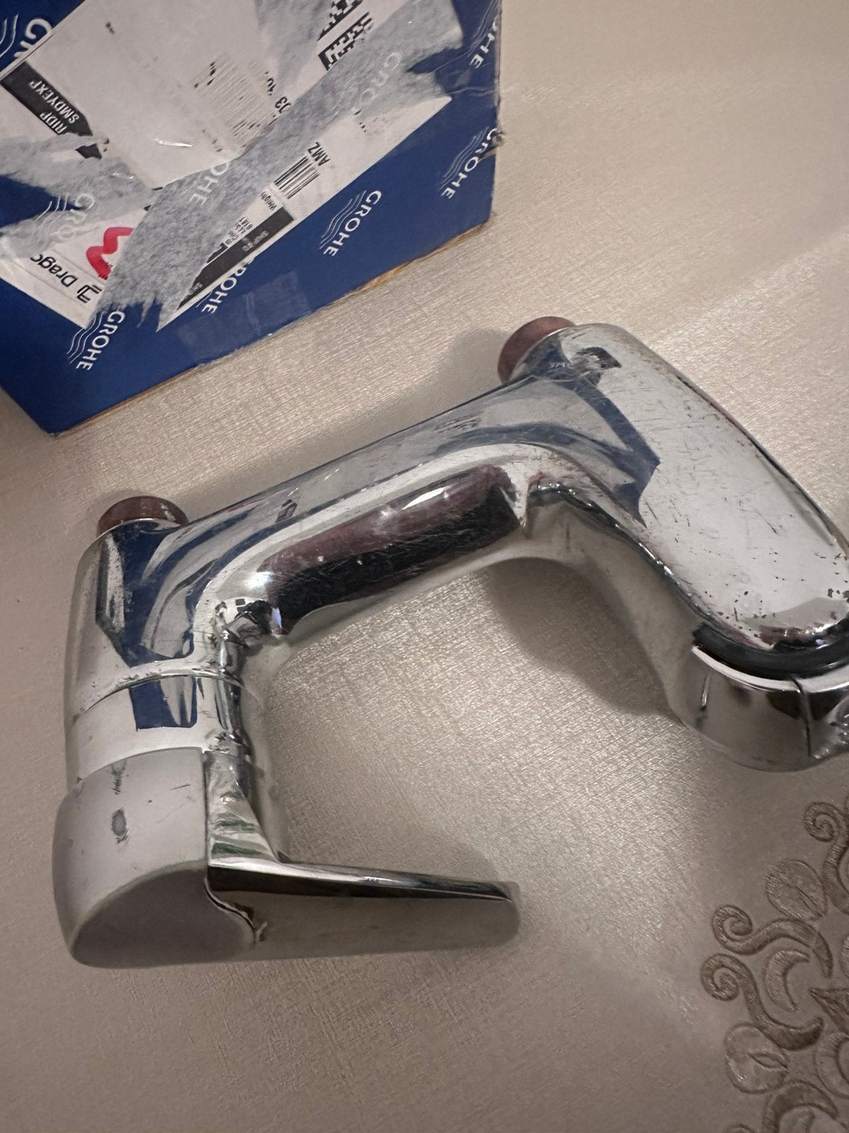 badkamer kraan, Ophalen of Verzenden, Gebruikt, Rvs, Kraan