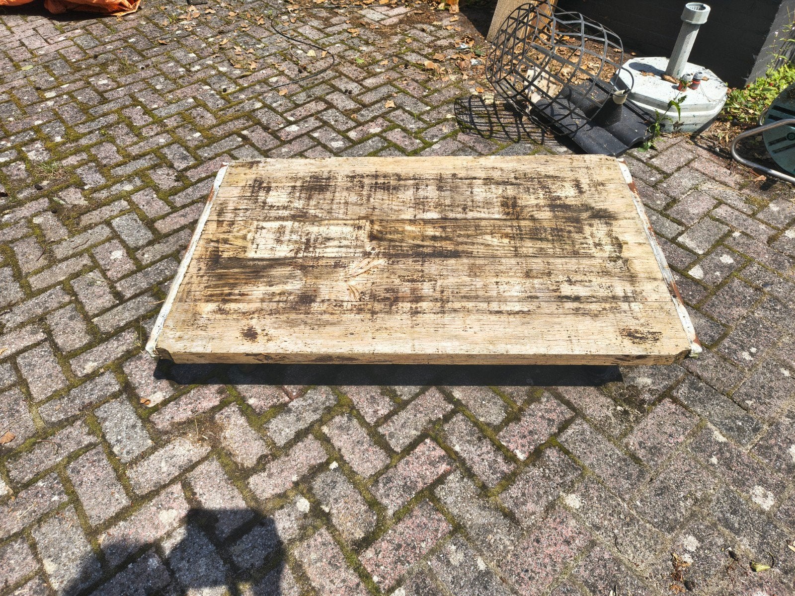 Steenschot Bijzettafel Tuin - Robuust en Laag (25 cm), Ophalen