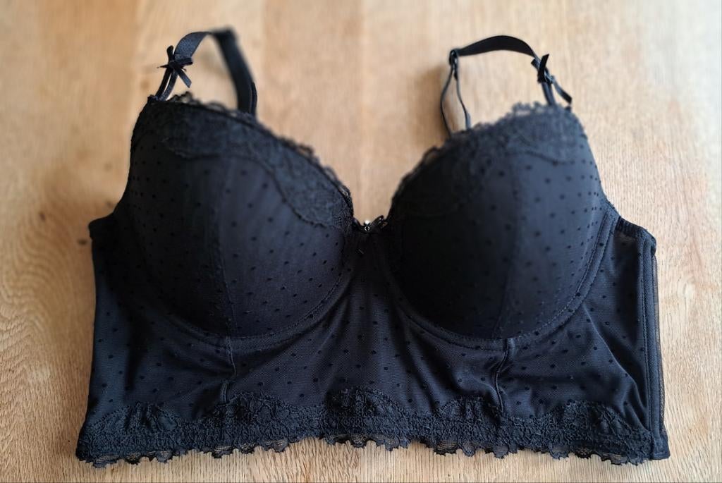 Hunkemoller bh 80C, Kleding | Dames, Ondergoed en Lingerie, Hunkemöller, Ophalen of Verzenden, Zwart, BH