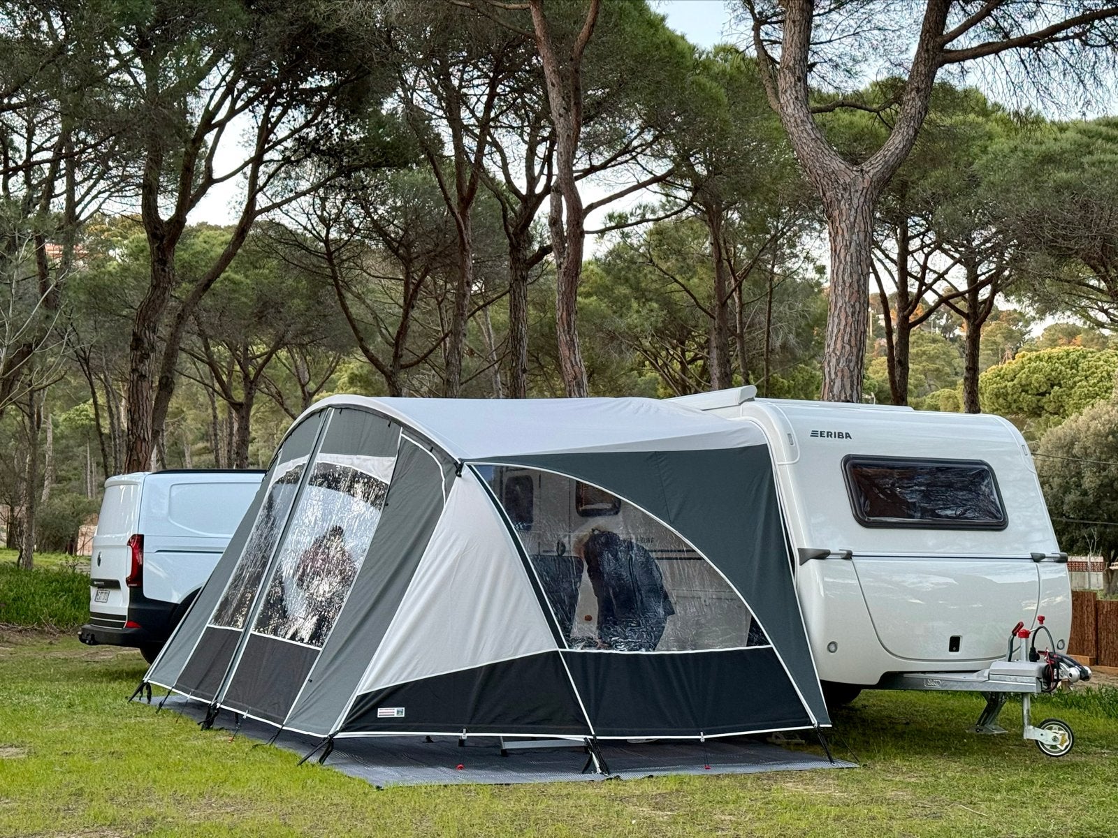 Unico Verona Voortent voor Eriba Feeling 470 - Zo goed als n, Caravans en Kamperen, Ophalen, Overige merken