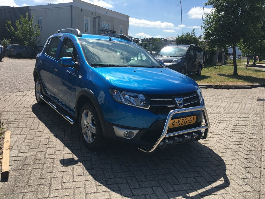 Dacia Sandero Pushbar Bullbar met carterbescherming, Auto diversen, Ophalen, Niet ingevuld, Niet ingevuld, Niet ingevuld