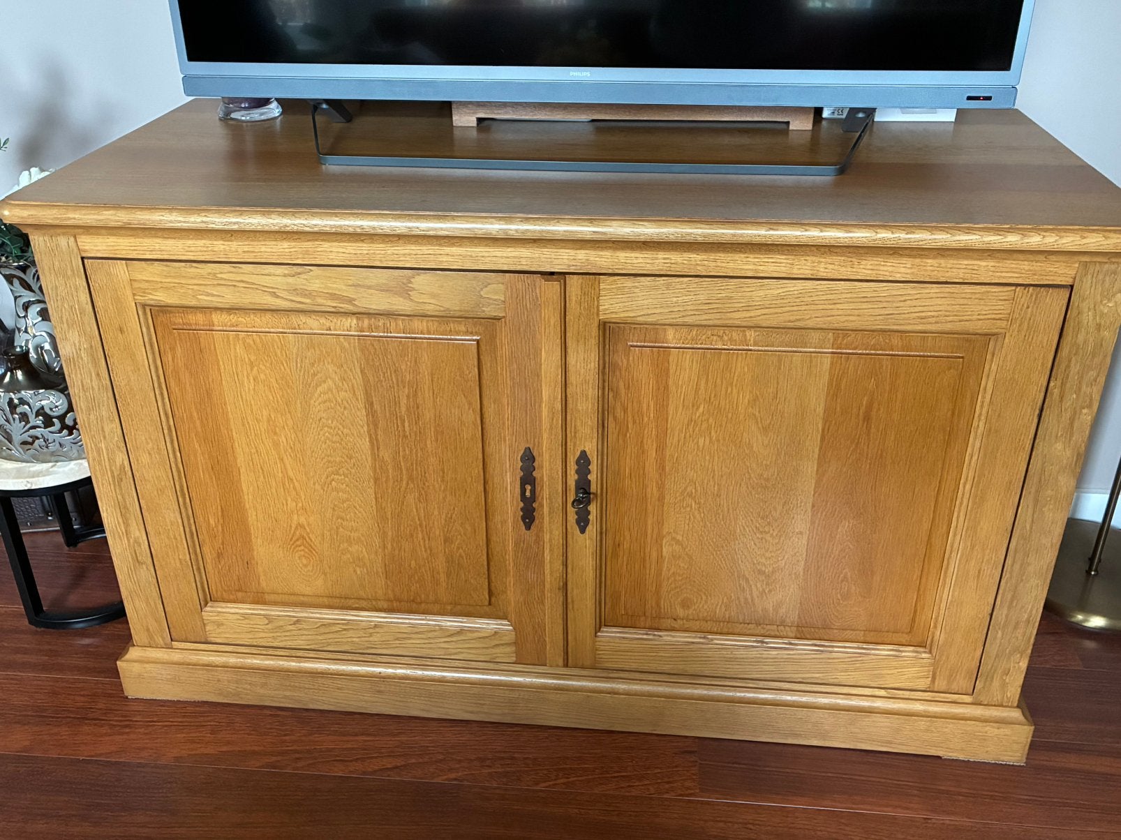 Licht eiken tv kast!!!. In zeer goede staat!!!, Huis en Inrichting, Ophalen, 50 tot 100 cm, Zo goed als nieuw, Minder dan 100 cm