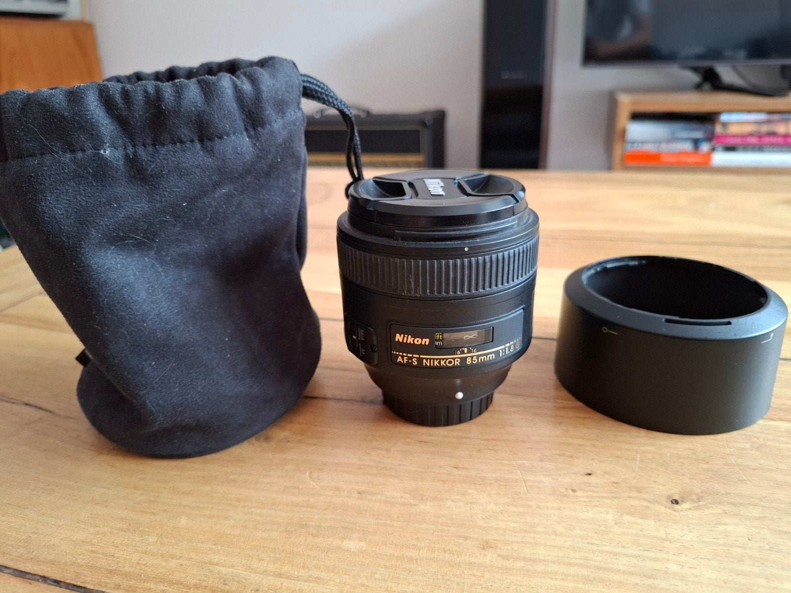 Nikon AF-S Nikkor 85mm f/1.8G objectief, 85 mm, Nikon, Autofocus, Ophalen of Verzenden